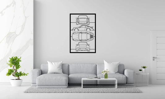 Your Custom Frame Car - Metal Wall Art - Metal Art