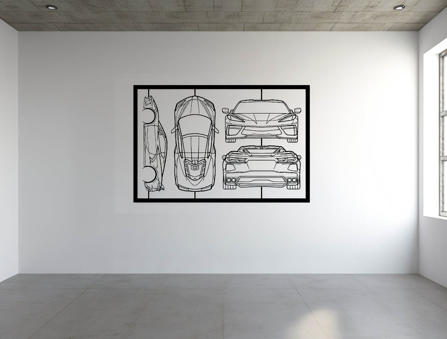 Your Custom Frame Car - Metal Wall Art - Metal Art