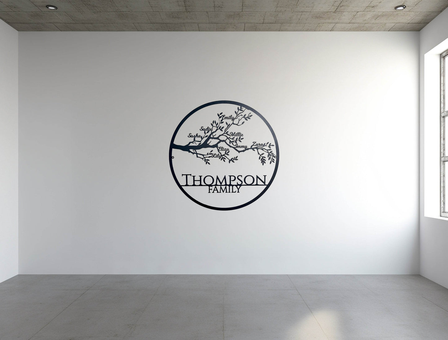 Custom Family Tree of Life - Metal Wall Art - Metal Art