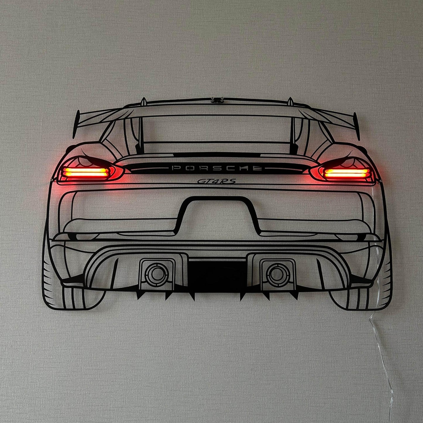 Personalized Car Neon - Metal Wall Art - Metal Art