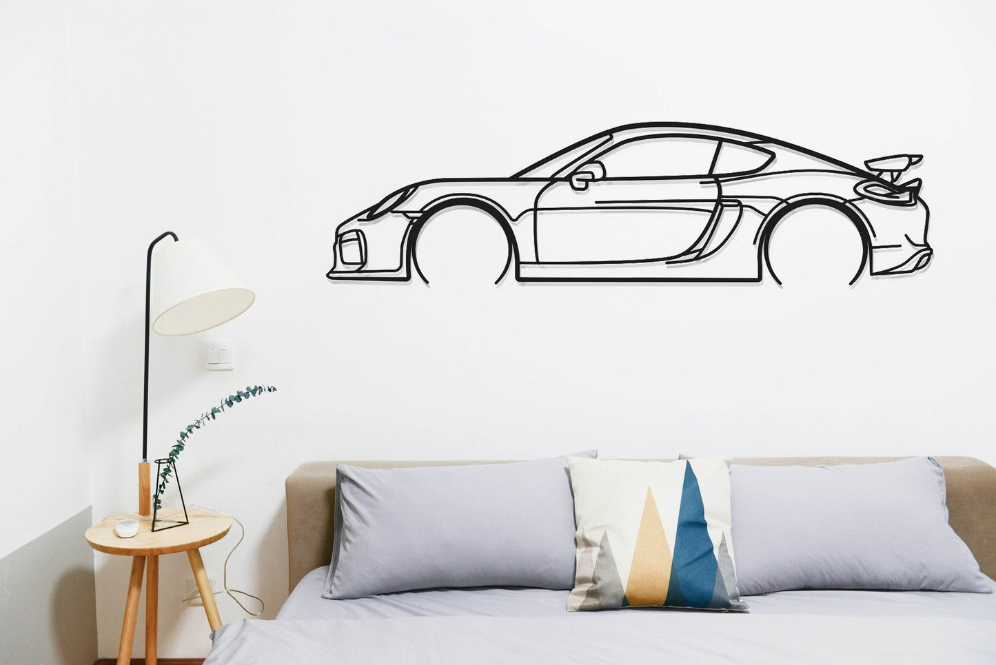 718 Cayman GT4 - Metal Wall Art - Metal Art