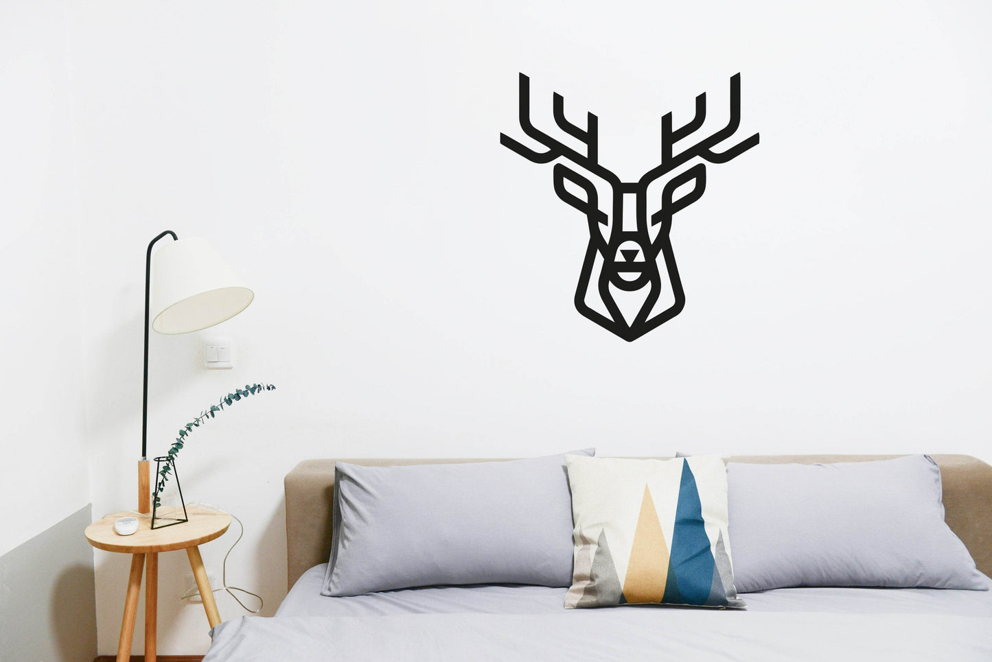 Geometric Deer - Metal Wall Art - Metal Art