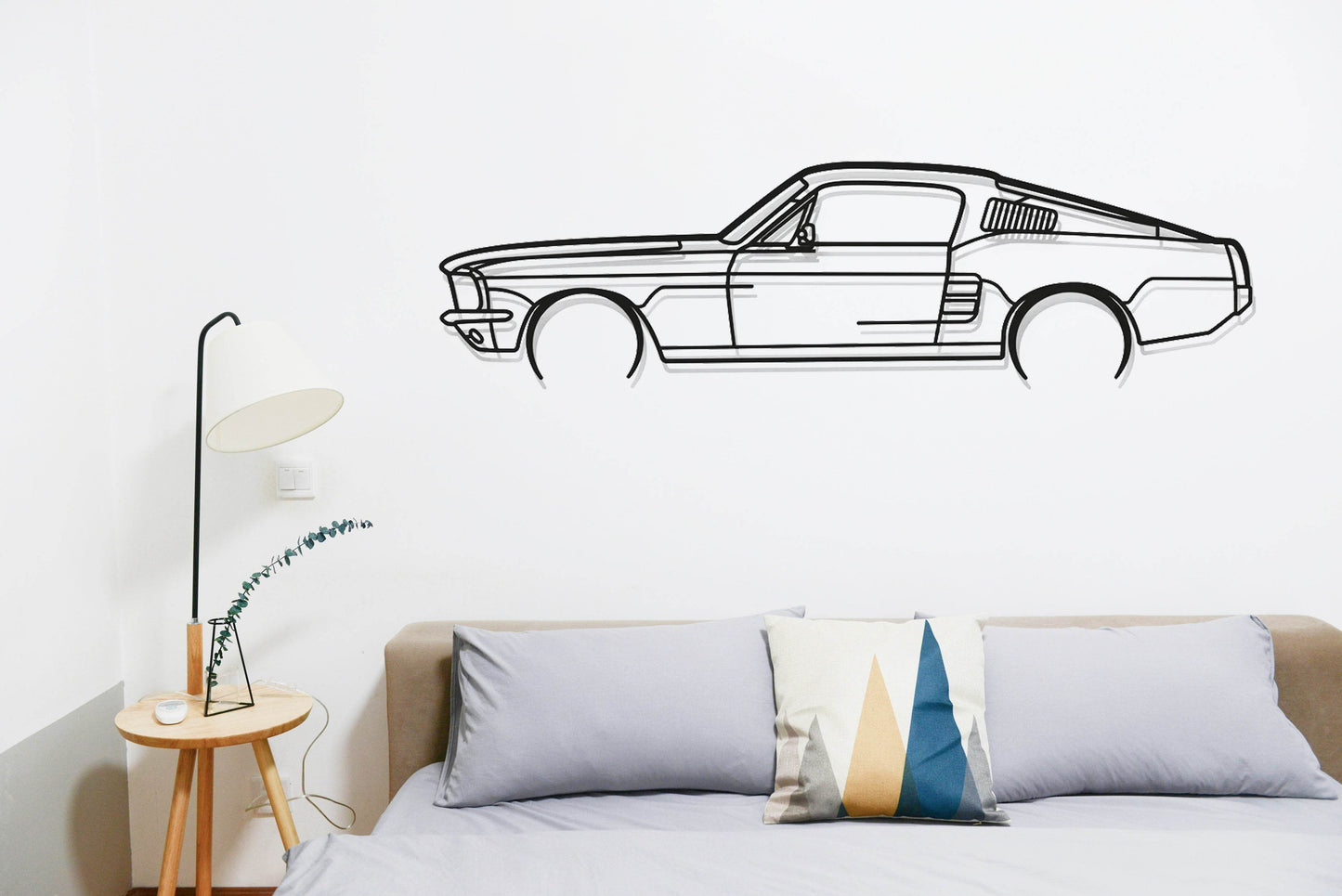 Mustang Fastback - Metal Wall Art - Metal Art