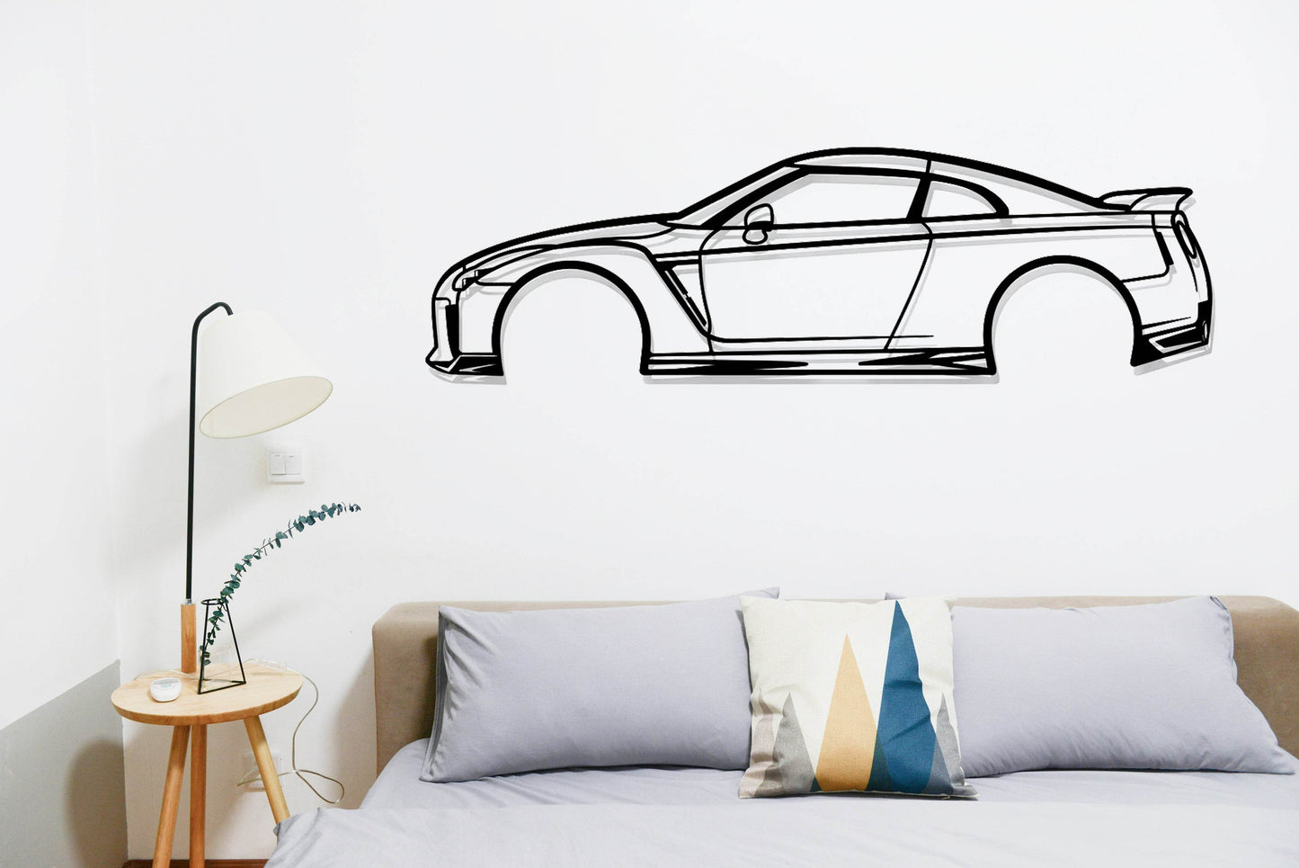 GT-R R35 - Side View - Metal Wall Art - Metal Art