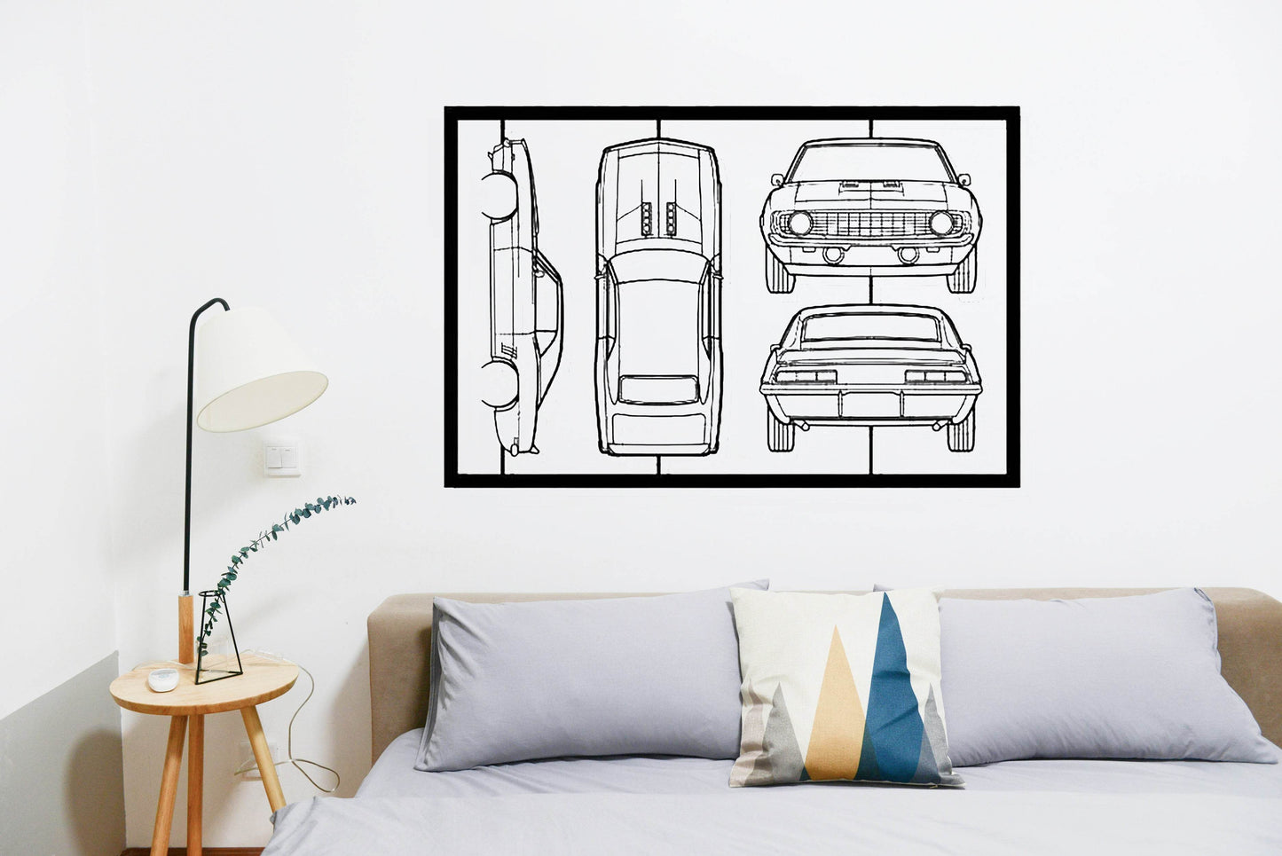 Your Custom Frame Car - Metal Wall Art - Metal Art