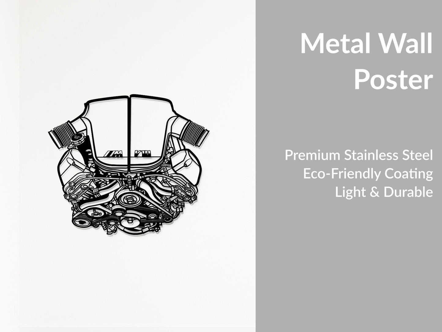 S85 V10 - Metal Wall Art - Metal Art