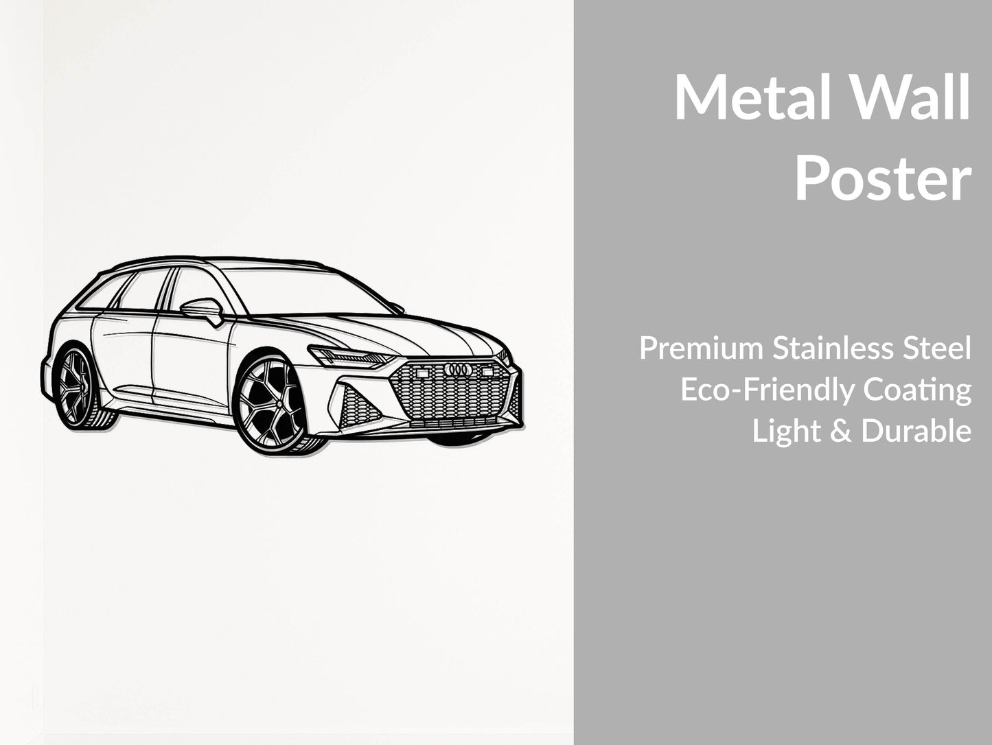 RS6 Perspective - Metal Wall Art - Metal Art