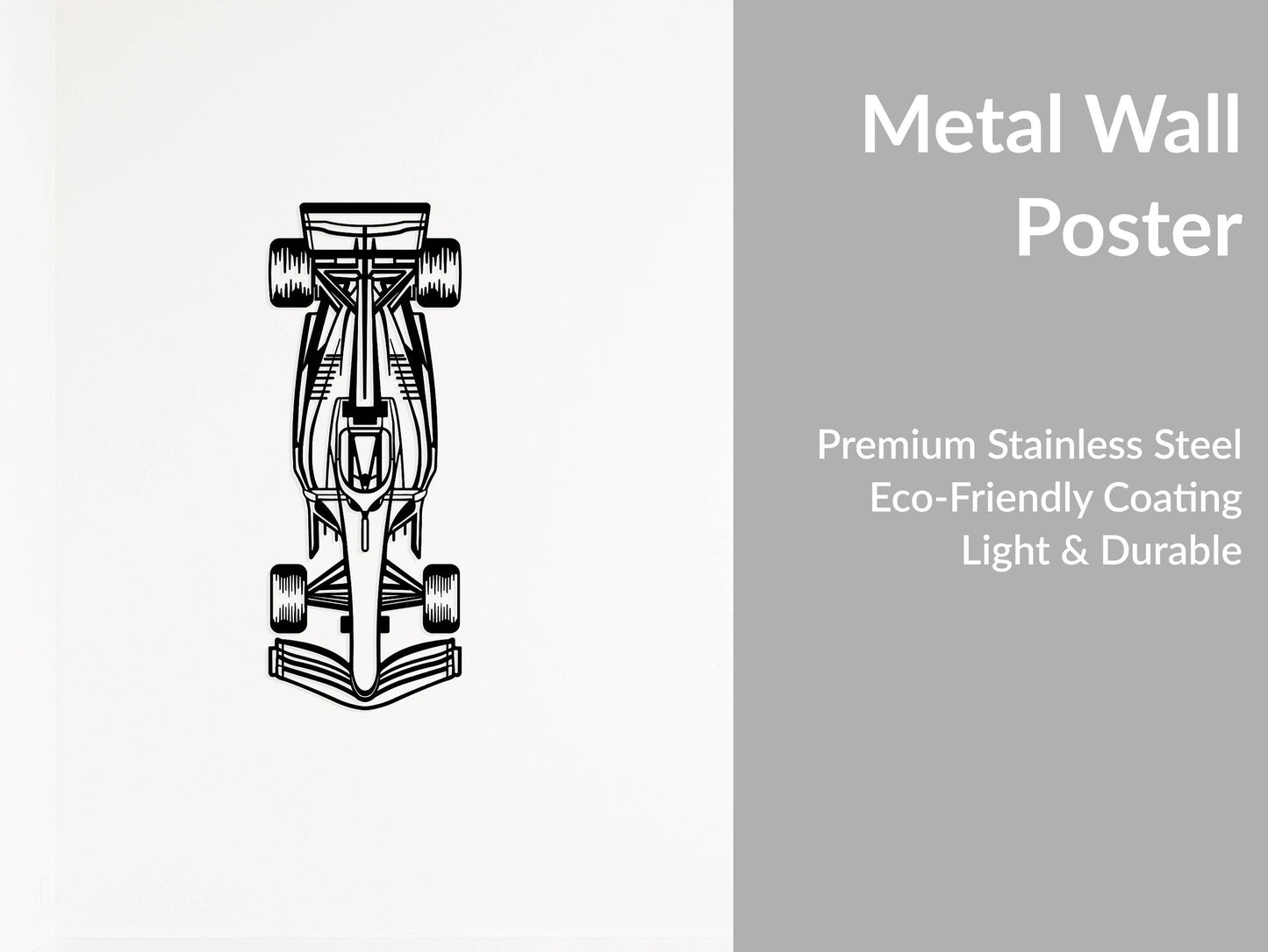 F1 - Metal Wall Art - Metal Art
