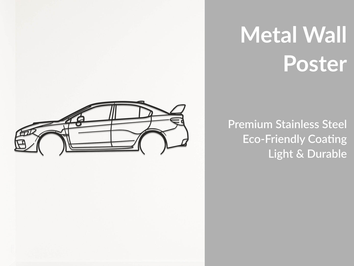WRX STI - Metal Wall Art - Metal Art