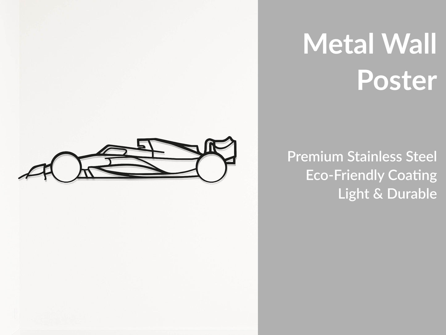 F1 Auto - Metal Wall Art - Metal Art