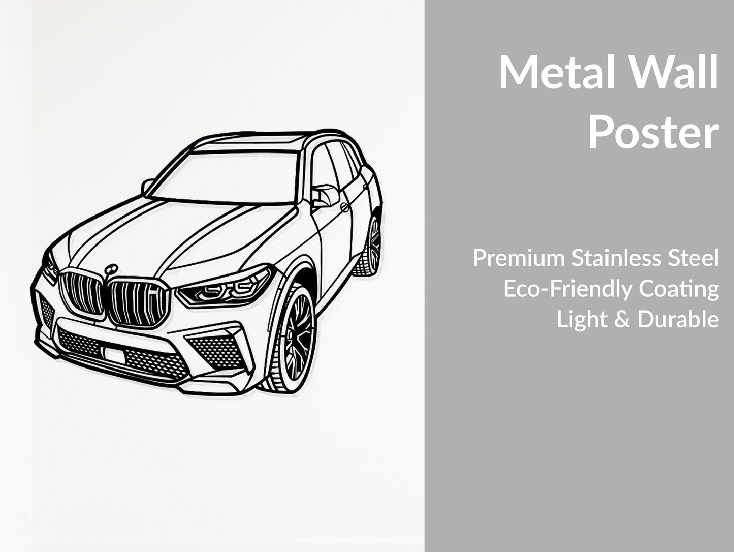 X5 M Perspective - Metal Wall Art - Metal Art