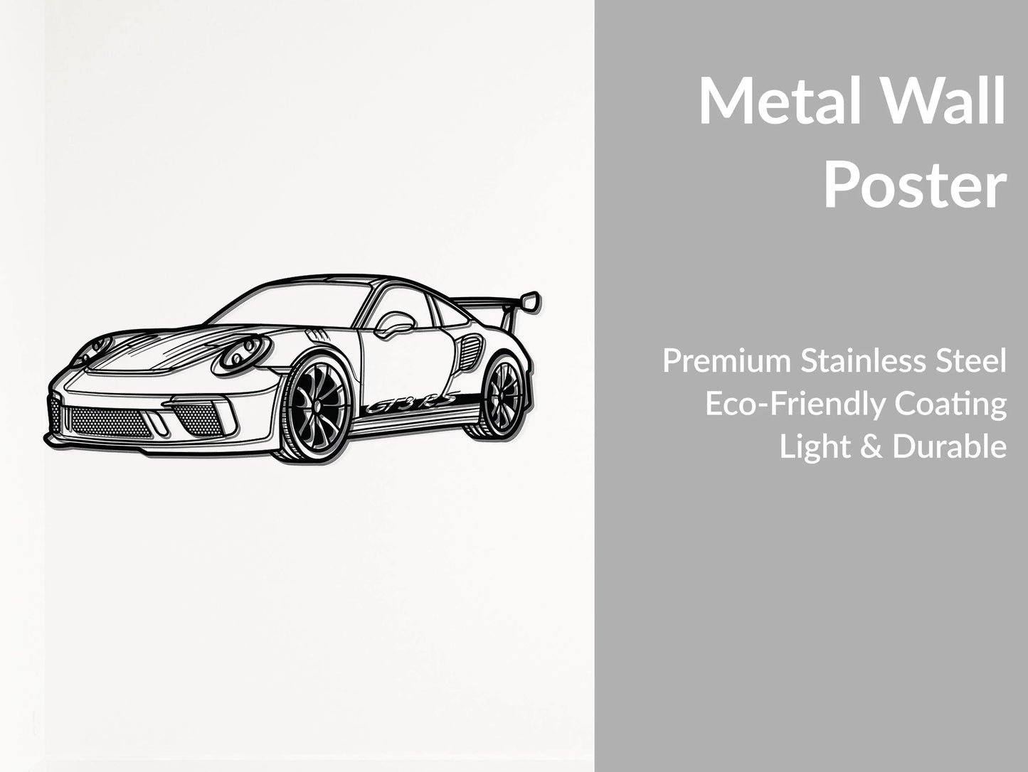 911 GT3 RS - Metal Wall Art - Metal Art