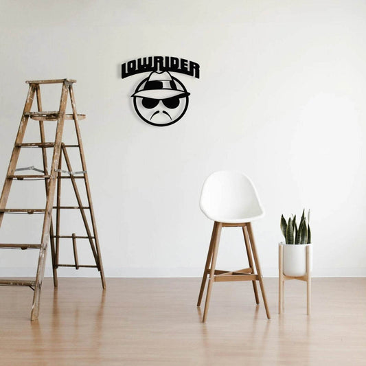 Lowrider Stainless Steel Metal Poster - Metal Art