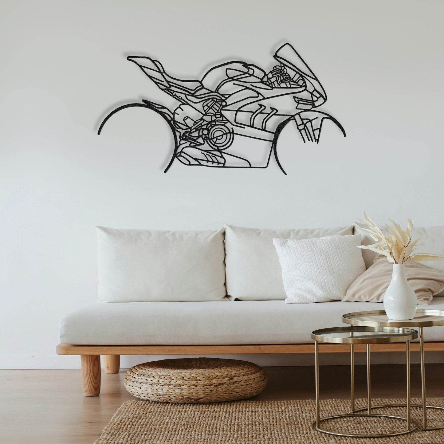 Motorcycle Metal Poster - Metal Art