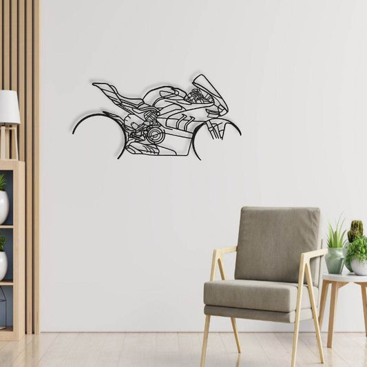 Motorcycle Metal Poster - Metal Art