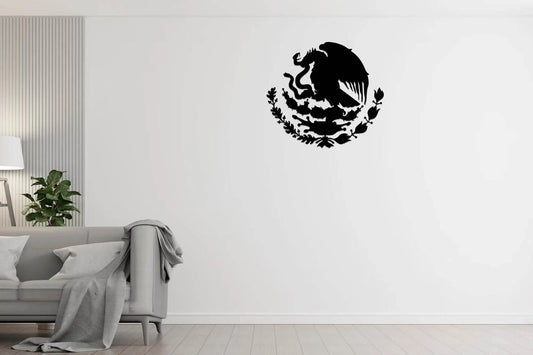 Mexican Eagle Emblem Metal Poster - Metal Art
