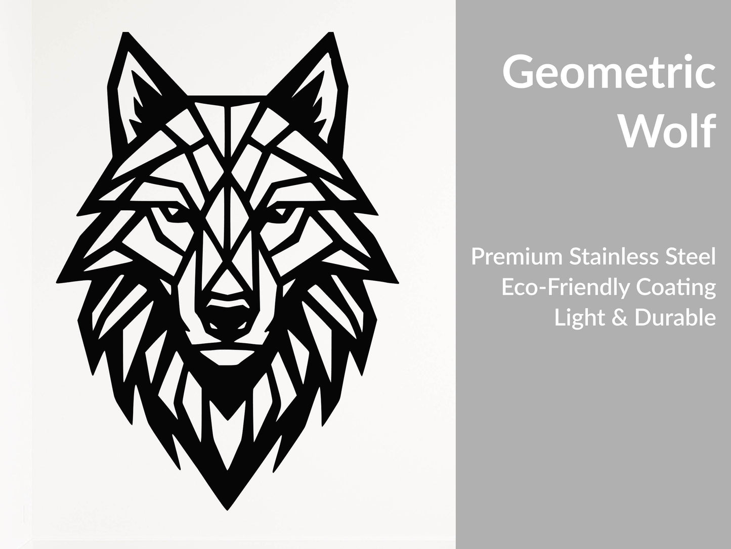 Wolf Head Wall Art - Metal Art