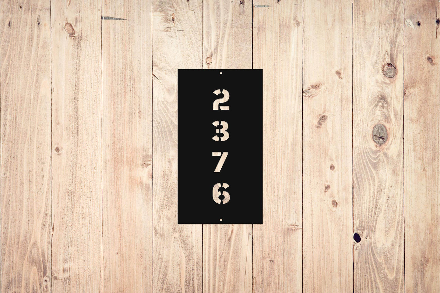 House Number Sign - Metal Art