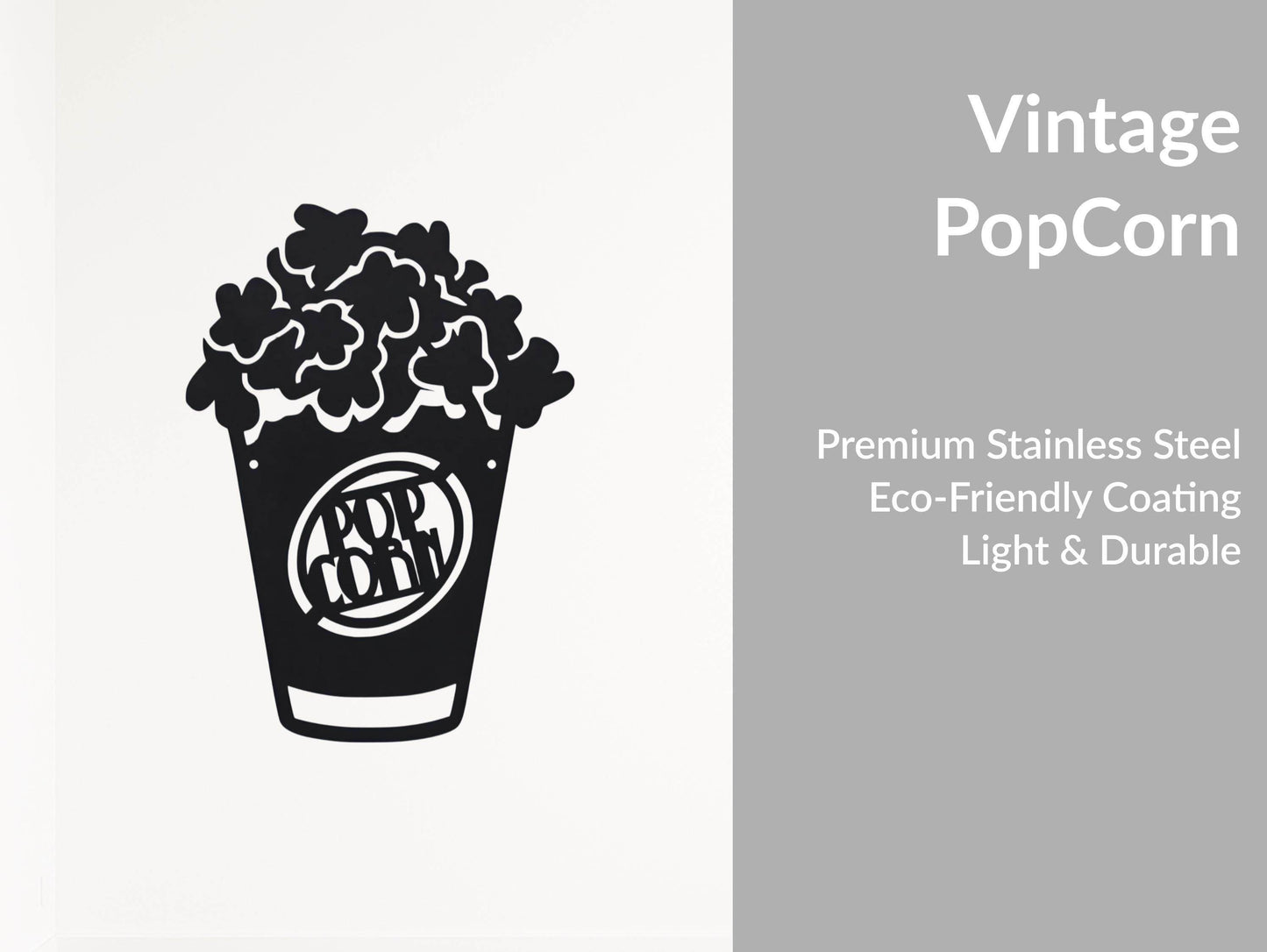 Popcorn Metal Wall Art - Metal Art