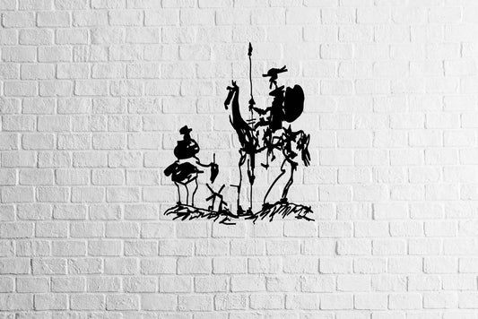 Don Quixote Metal Wall Art - Metal Art