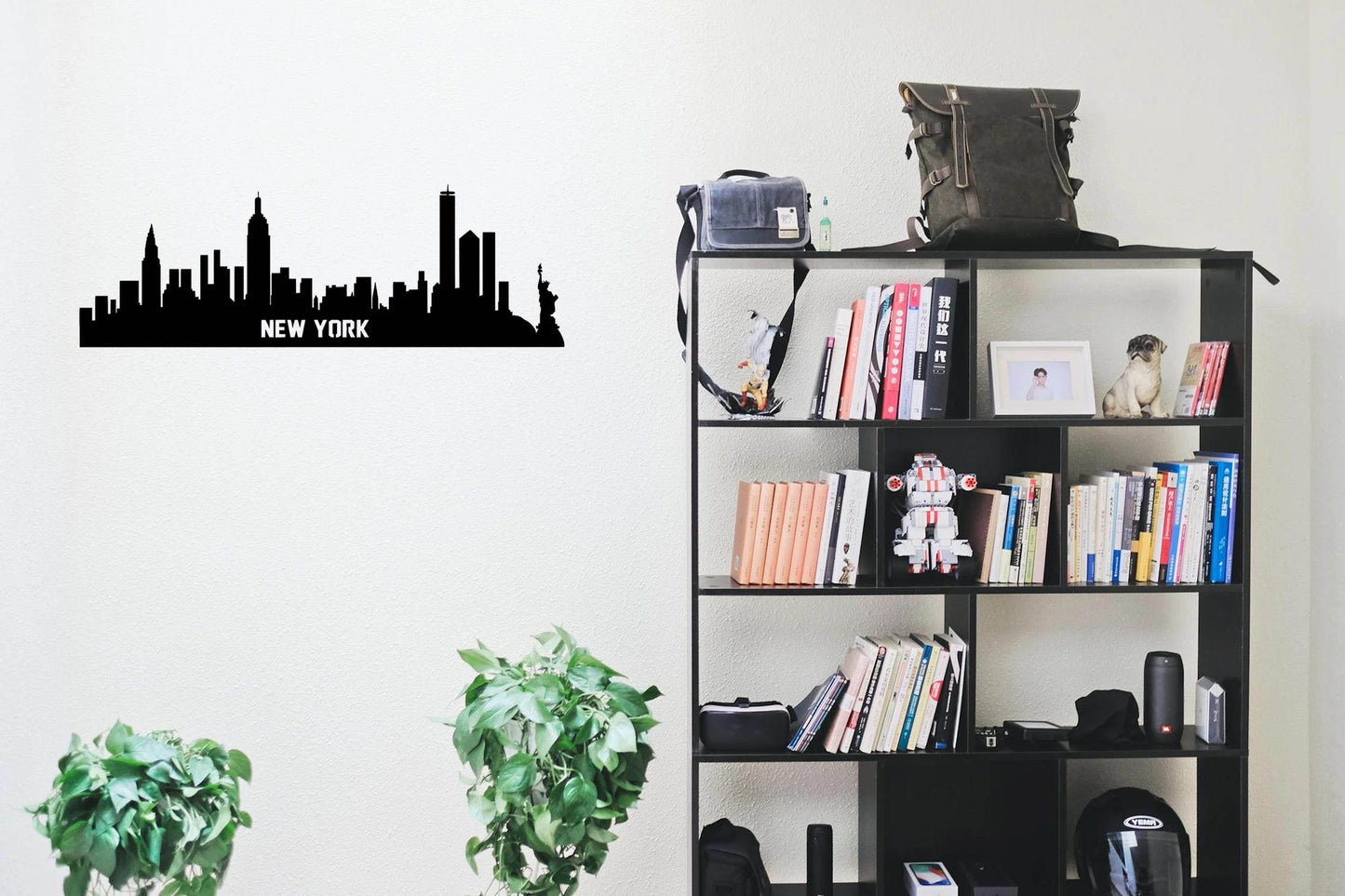 New York Steel Skyline Poster - Metal Art