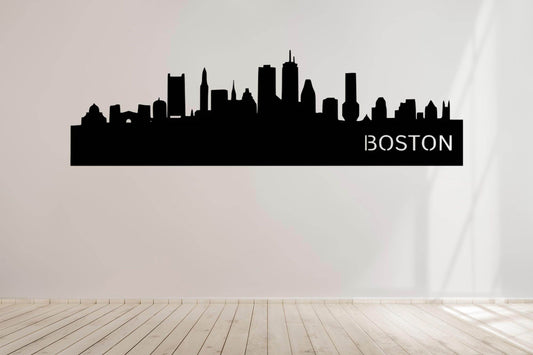 Boston Skyline Metal Art - Metal Art