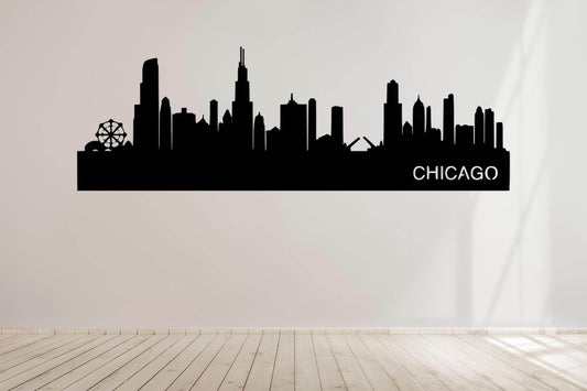 Chicago City Wall Art - Metal Art