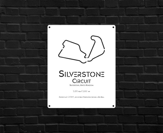 Silverstone Circuit - Metal Art