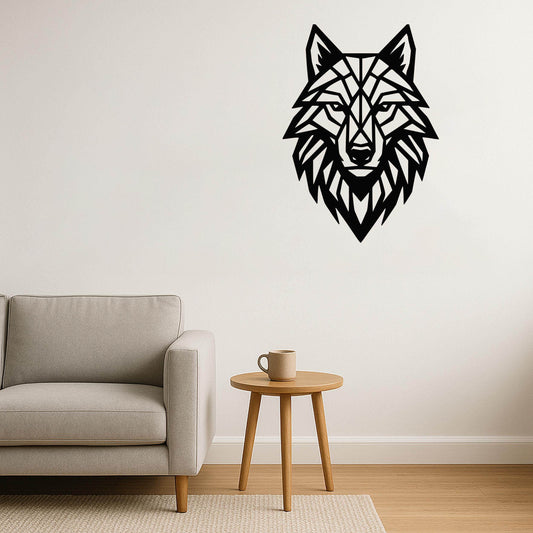 Wolf Head Wall Art - Metal Art