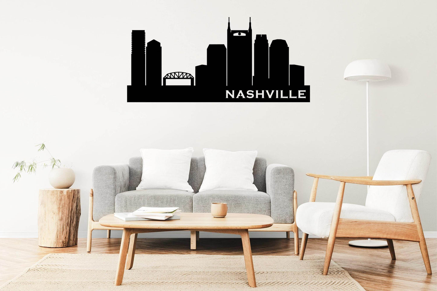 Nashville Skyline Metal Wall Art - Metal Art