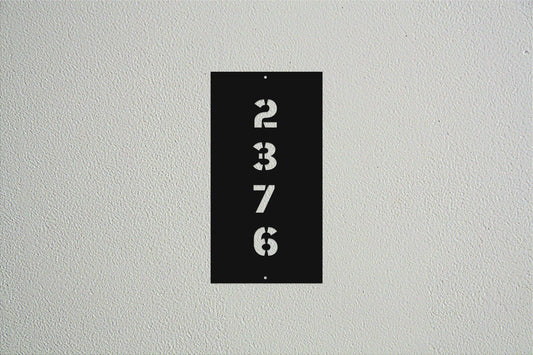 House Number Sign - Metal Art