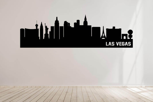 Las Vegas Skyline Metal Wall Art - Metal Art