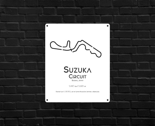 Suzuka Circuit - Metal Art