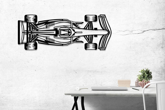F1 Race Car Metal Wall Art - Metal Art