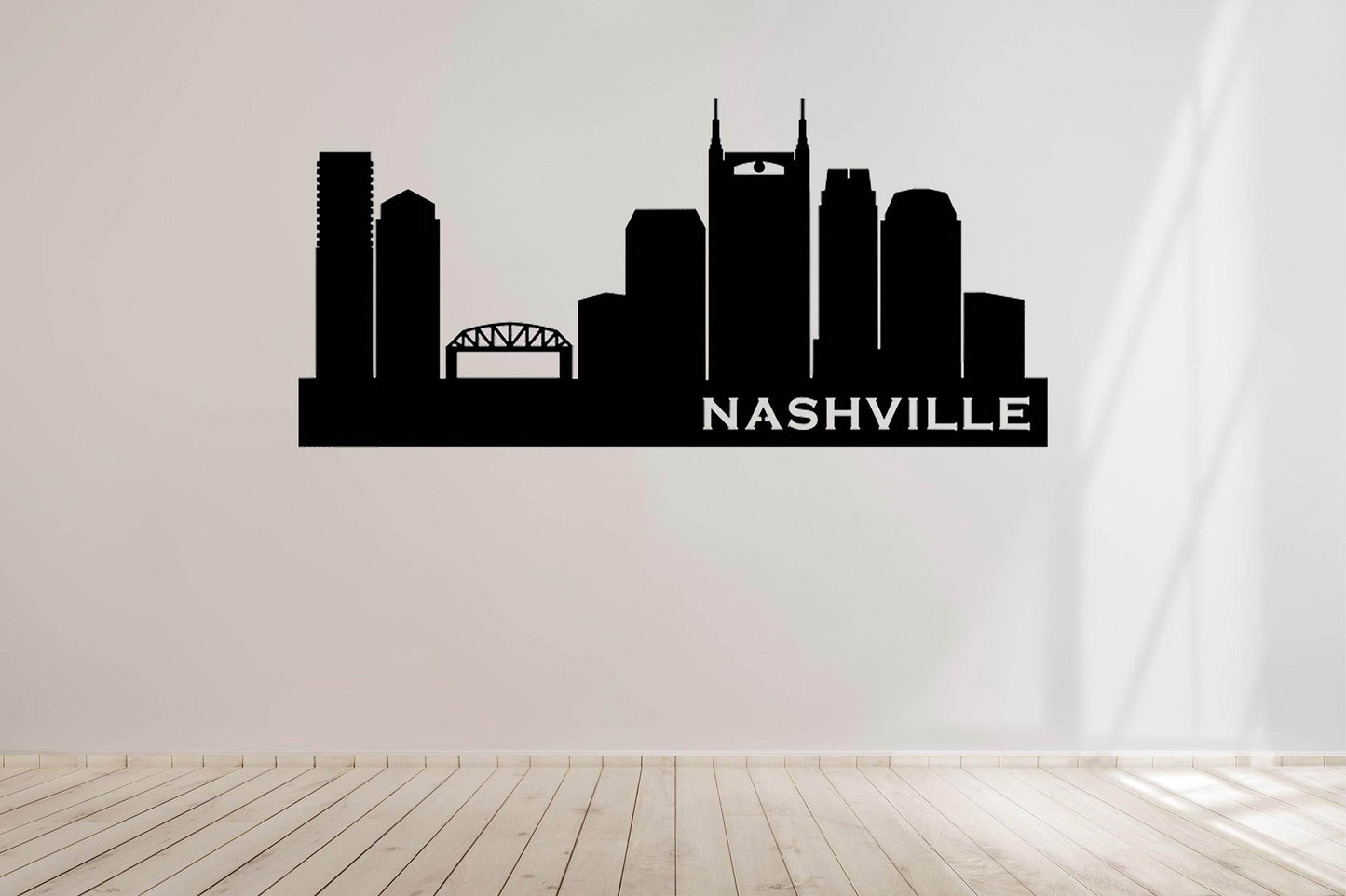 Nashville Skyline Metal Wall Art - Metal Art