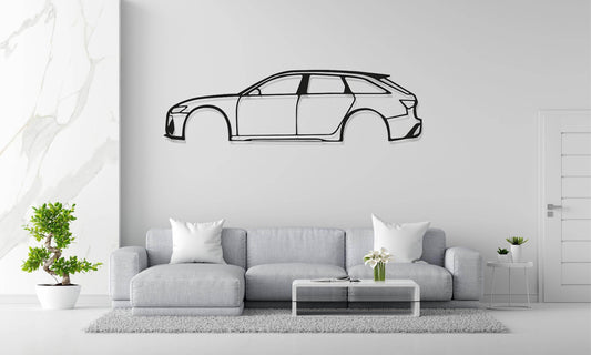RS6 Wall Art Steel - Metal Art