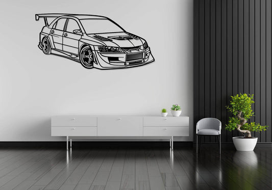 Mitsubishi Lancer Evolution - Metal Art