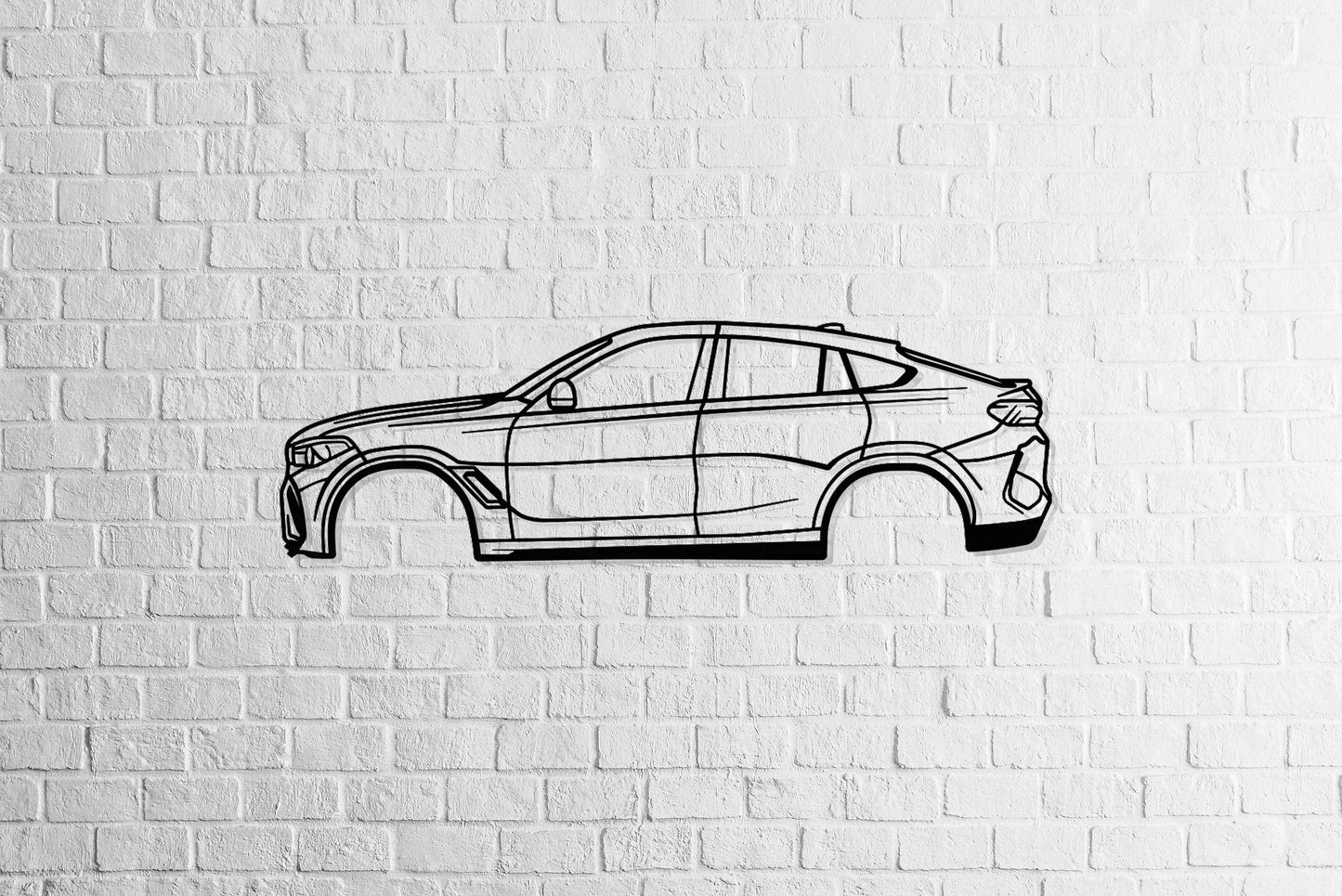 X6 M F96 3rd Gen - Metal Wall Art - Metal Art