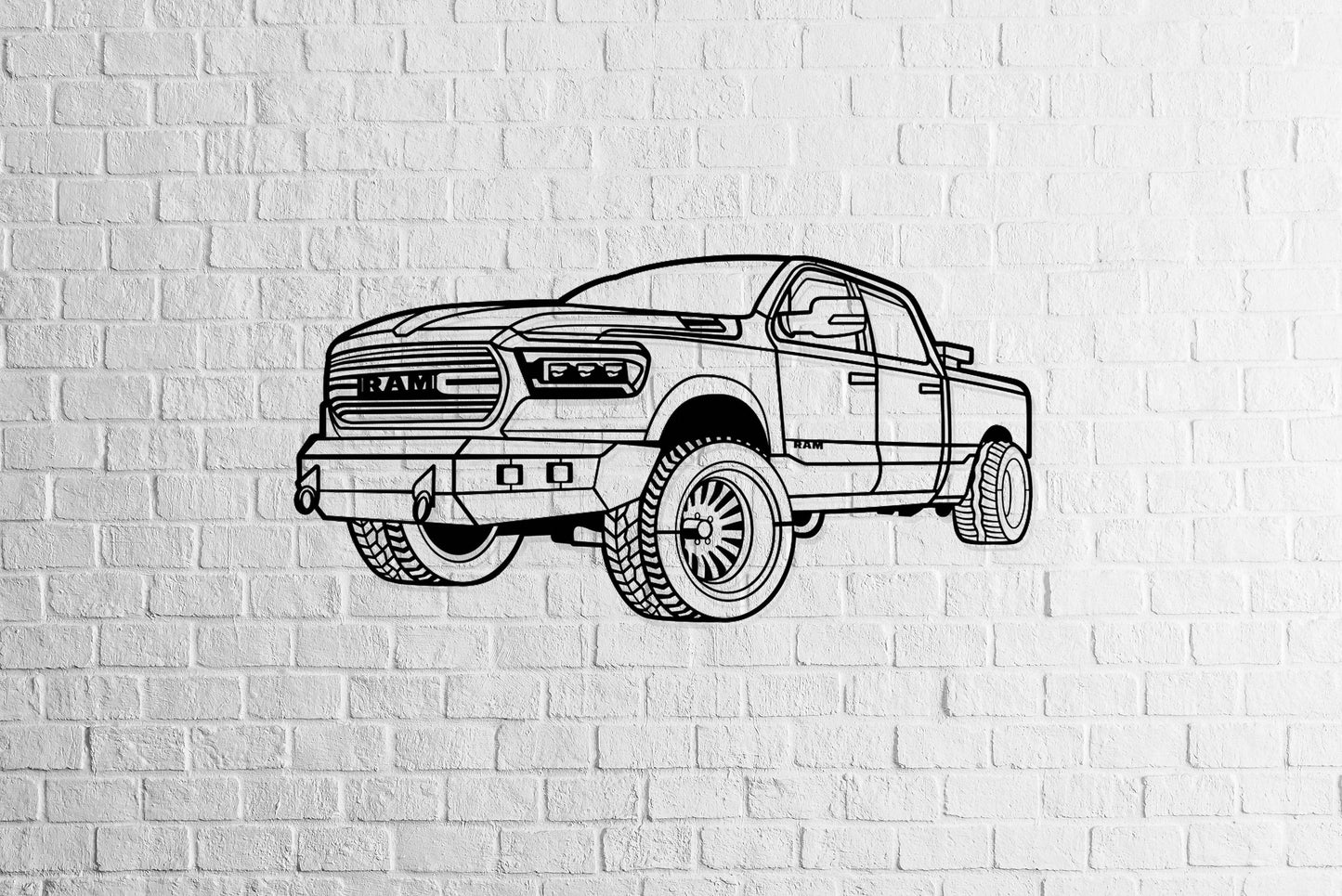 RAM 1500 - Metal Wall Art - Metal Art