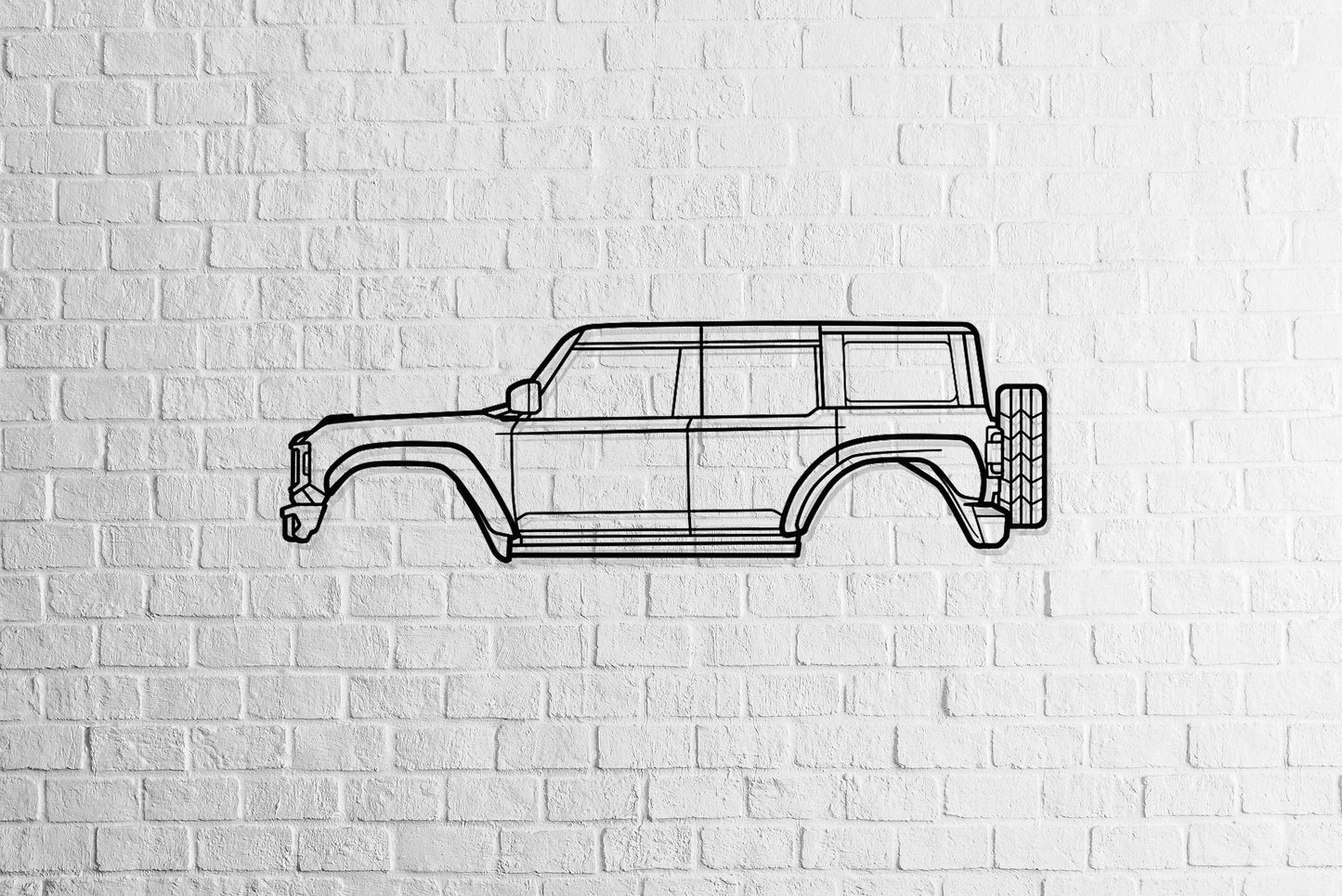 Bronco 4-door - Metal Wall Art - Metal Art