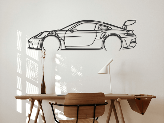 911 GT3 RS 992 - Metal Wall Art - Metal Art