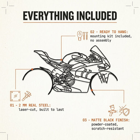 Motorcycle Metal Poster - lifestyle
