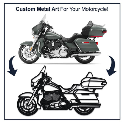 Your Personalized Motorcycle Metal Wall Art - Metal Art