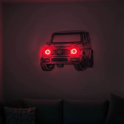 G63 AMG — Neon Metal Wall Art - Metal Art
