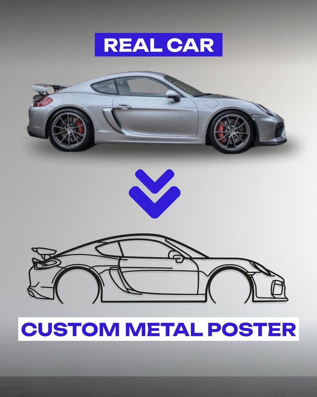 Your Personalized Car Metal Wall Art - Metal Art
