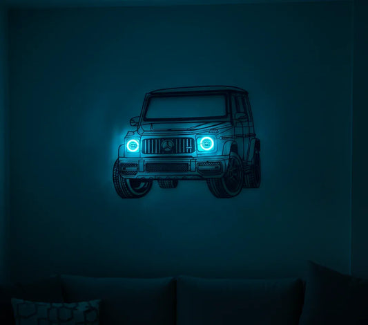 G63 AMG — Neon Metal Wall Art - Metal Art