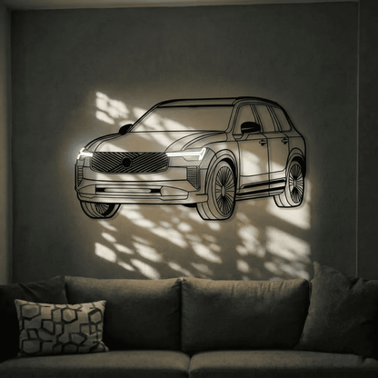 XC90  — Neon LED Metal Wall Art