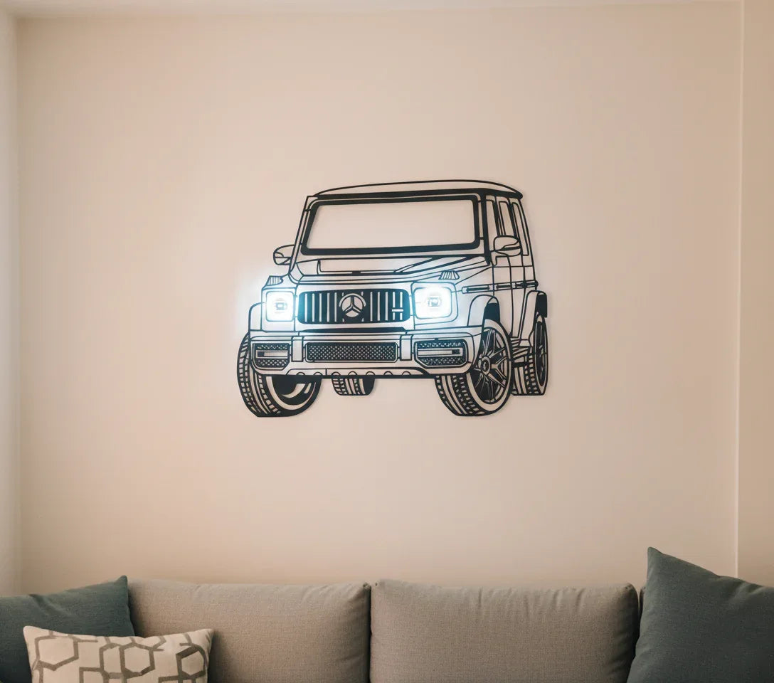 G63 AMG — Neon Metal Wall Art - Metal Art