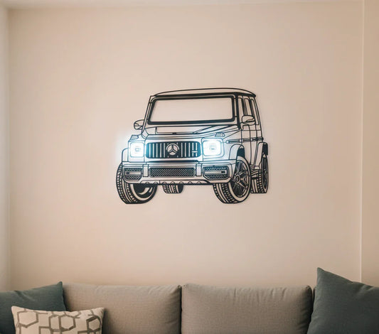 G63 AMG — Neon Metal Wall Art - Metal Art