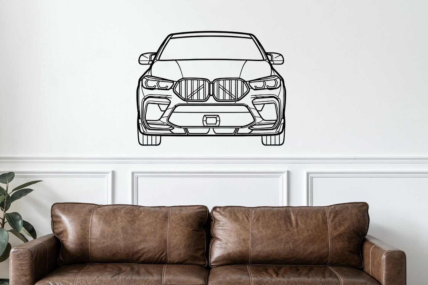 X6M 2022 Front - Metal Wall Art